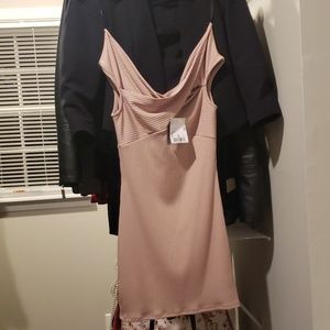 Nude cocktail dress